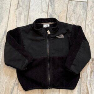The North Face kids 12-18 months Black Denali Fleece Coat